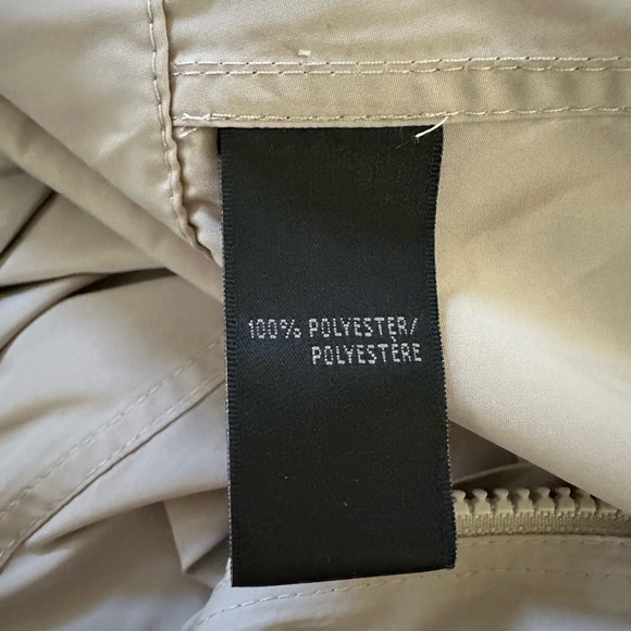 Lafayette 148 grayish beige long line belted windbreaker jacket XL - Picture 5 of 5